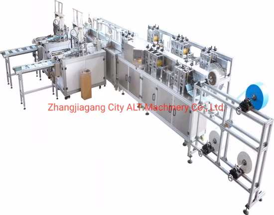 耳ループ溶接付き全自動フェイスマスク製造機